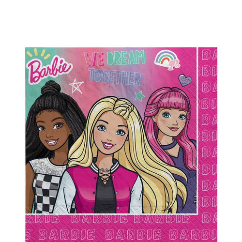 Barbie Dream Together Lunch Napkins