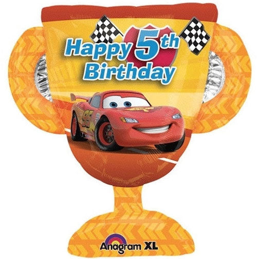 Cars 5th Birthday Super Shape Foil Balloon