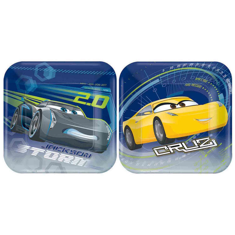 Cars Beverage Plates