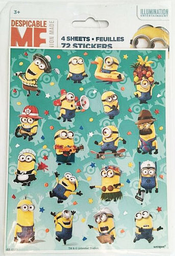 Despicable Me Minion Stickers