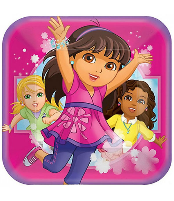 Dora The Explorer Dinner Plates