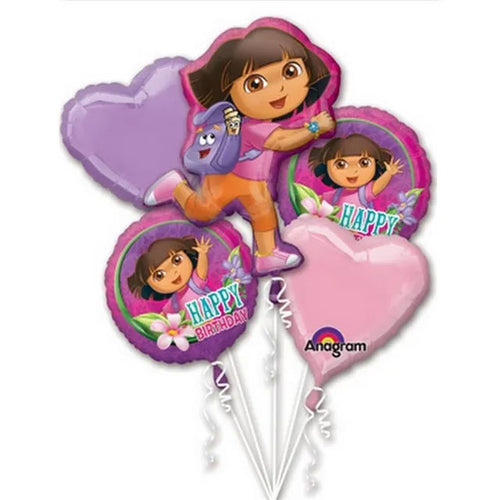 Dora The Explorer Foil Balloon Bouquet