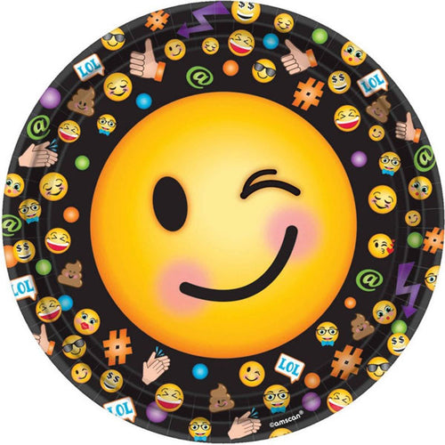 Emoji Smiley LOL Dinner Plates