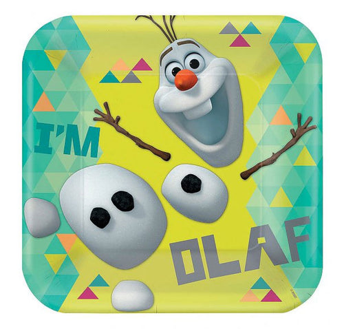 Frozen Olaf Dinner Plates