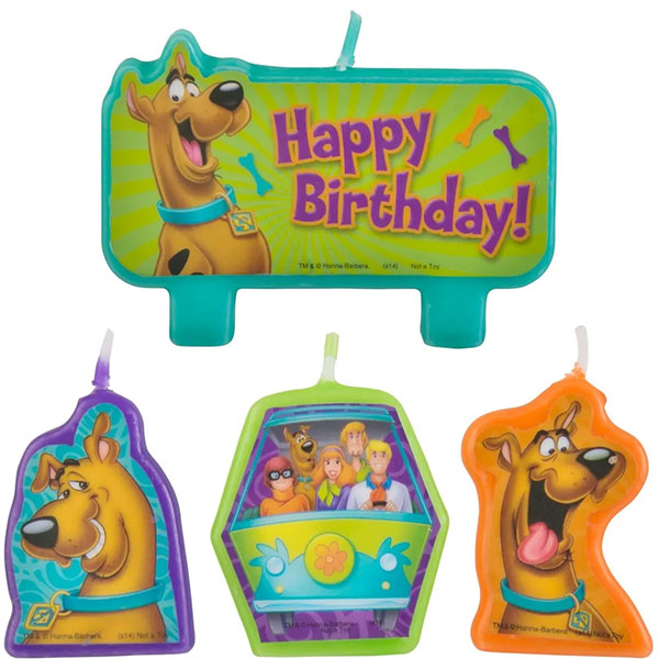 Scooby Doo Birthday Party Candles