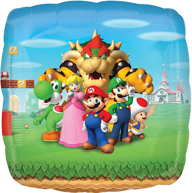 Super Mario Bros Super Shape Foil Balloon