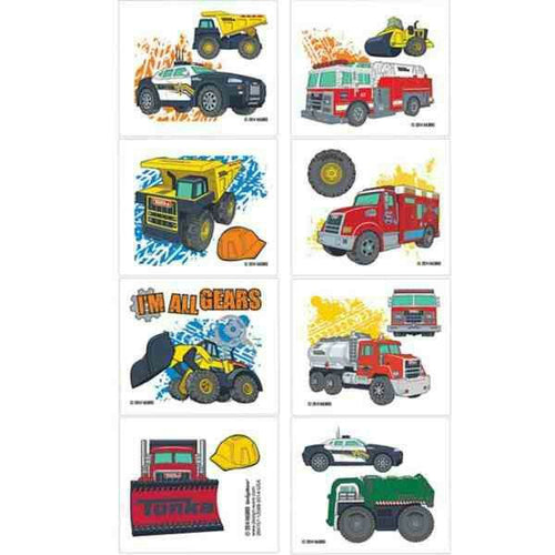 Tonka Truck Party Tattoos