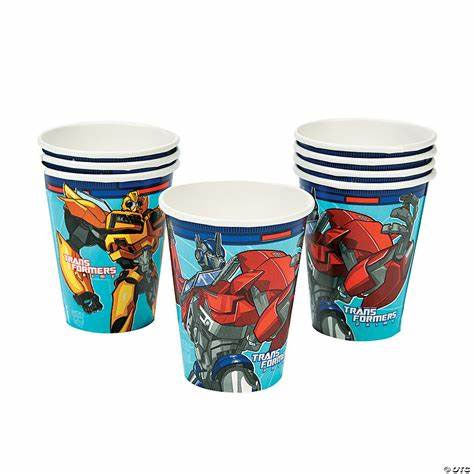 Transformers Prime Party Cups