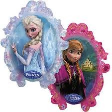 Frozen Anna Elsa Anagram Foil Balloon